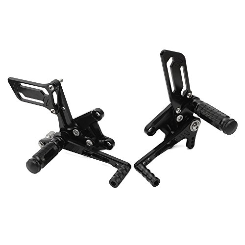image for NEVERLAND Motorcycle CNC Adjustable Rearsets Footpegs Foot Pegs for Su