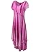 JayJay Women Boho High Low Casual Maxi U-Neck Short Sleeve Tie Dye Print Long Dress with Pocket,RED,2XL