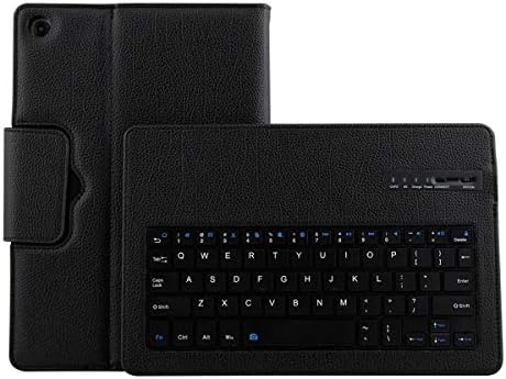 Huawei Mediapad M5 10/10 Pro Case with Keyboard, Fusutonus Lightweight Smart Folio Shell, Detachable Wireless Keyboard, PU Leather Stand Cover for Huawei Mediapad M5 10/10 Pro - Black