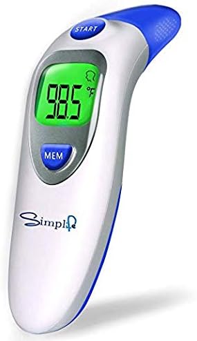 Baby Forehead Thermometer with Ear Function, Digital Medical Infrared Body Temporal Thermometer for Fever