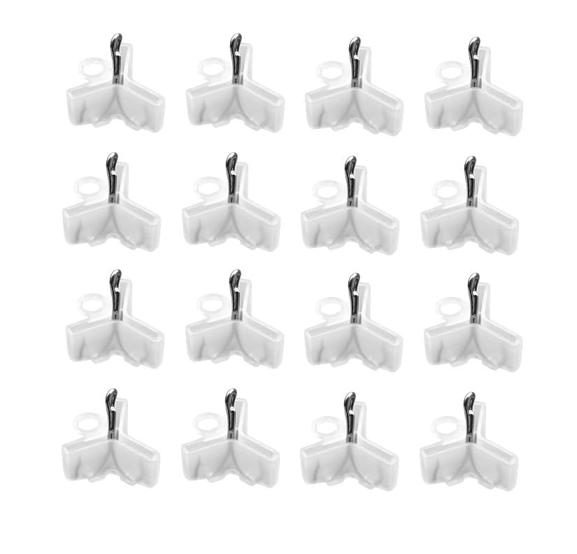 Photo 1 of 100 Pcs Transparent Fishing Hook Bonnets Fishing Treble Hook Protector Safety Cover Fishing Hook Safety Cap Protector