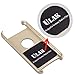 ULAK iPod Touch 6th Generation case,iPod 6 Cases, Dual Layer Slim Protective Hybrid iPod Touch Case Hard PC Cover for Apple iPod Touch 5 6th Generation (Champagne Gold + Black)