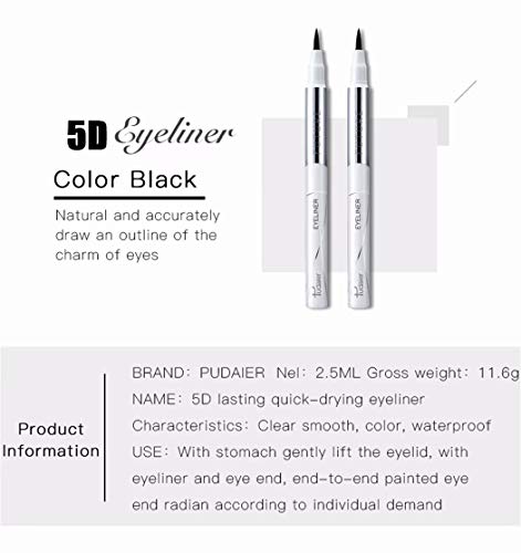 TMROW Eyeliner Pen,Waterproof Eyeliner Long Lasting Drama Liquid Eyes Pen Eye Liner Pencil