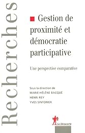 Gestion de proximité et démocratie participative