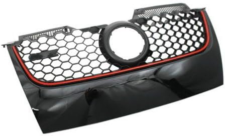 Amoutlet GTI Honey Comb Front Grille No Licence Plate Version For VW Golf MK5