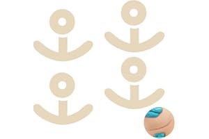 DeaHea 8 Pack Silicone Scar Sheets Medical Reusable Breast Silicone Scar Tape Breast Surgery Scar Care(4 Areola + 4 Anchor)