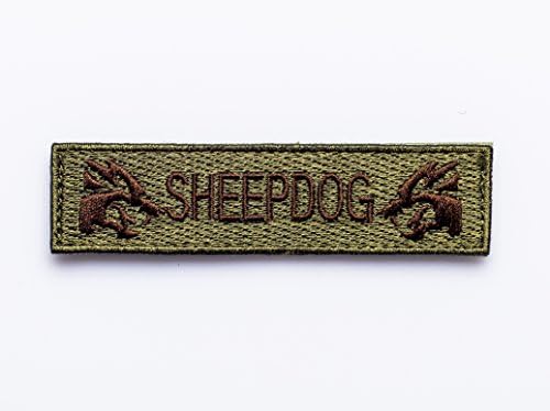 Sheepdog - OD Green Tactical Velcro Morale Patch for Police and Military