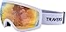 Traverse Varia Ski, Snowboard, and Snowmobile Goggles, Snowcap with Citrine Revo Gold Lens