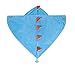 Dinosaur Hooded Blanket for Kids, 3D Toddler Wearable Animal Snuggie Throw, Soft Flannel Fleece Fabric,Great Gifts for Children,Fit 2-8 Years Old, 47”×36”，Blue