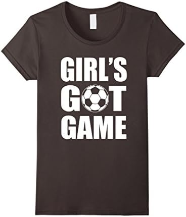 Womens Girl's Got Game Fun Birthday TShirt Small Asphalt