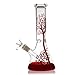 Glass Thick Red tree Handmade 10.6in (1)
