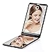 Travel Mirror with 8 Led Lights,Touch Switch LED Lighted Makeup Compact Mirror