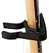 YMC Single-handed Guitar Capo Quick Change for Electric or Acoustic 6-String Guitar with 6 Picks,Guitar Strap Lock- Black