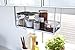 Yamazaki Home Shelf Spice Rack and Organizer for Kitchen Cabinets | Steel | Undershelf Solution, One Size, White