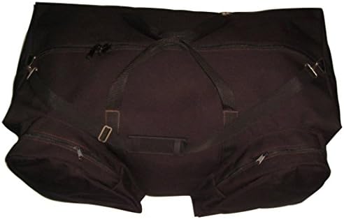 Goalie Bag For Hockey, Heavy Duty Equipment Bag With Skates Pockets and End Pocket, Made In USA.