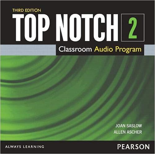 Amazon Com Top Notch 2 Class Audio Cd 9780133928235 Saslow Joan Ascher Allen Books
