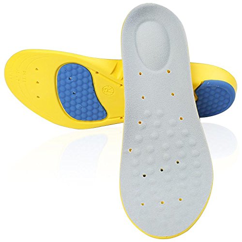 E-KingKong Memory Foam Silicon Gel Orthopedic Shock Absorbing Sports Insole Full Size