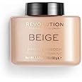 Makeup Revolution Loose Baking Powder, for Medium Skin Tones, Balances Skin Tone & Banishes Shine, Matte Finish, Beige, Vegan & Cruelty-Free, 1.12 Oz/32g