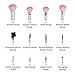 SHANY Pro Vegan Mineral Brush Set with Pink Clutch