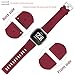 Wepro Bands Compatible with Fitbit Versa/Fitbit Versa 2/Fitbit Versa Lite SE SmartWatch for Women Men, Sports Replacement Wristband Strap for Fitbit Versa Watch, Small, 3 Pack, Wine Red, Plum, Teal