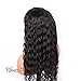 Human Hair Wigs for Black Women Sunwell Brazilian Human Hair Lace Wigs with Baby Hair Water Wave 130% Density Natural Color