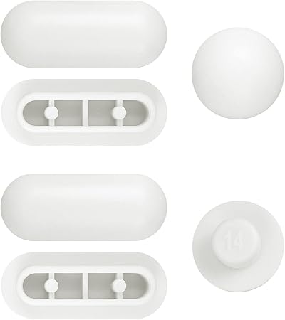 Toilet Seat Bumper Set WC Noise Dampening Cushioning Pads Universal