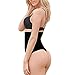 HOLYSNOW Women Apple Bottom Shaper High Waist Belly Control Slimer Black M/L