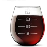 Gone For a Run Running Stemless Wine Glass Runner's Measurements