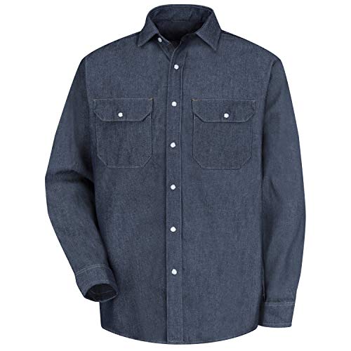 Red Kap Men's Deluxe Denim Shirt - Image 4