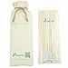Jecnovo Reed Diffuser Sticks for Essential Oil With Canvas Bag Set of 100 - 9 Inch (Natural)
