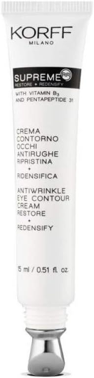 Korff Upgrade Firming Anti-Wrinkle Eye Cream Anti-Fatigue-Effect Modeling 15ml