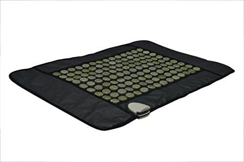 SeHeat Natural Jade & Tourmaline Mat Far Infrared Electric Heating Therapy Pad, Medium, 31'' L x 21'' W