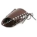 HZMAN Unisex Faux Leather Gauntlet Wristband Wide Bracer Arm Armor Cuff