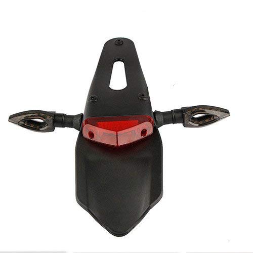 USA Shipping Universal LED Turn Signals Motorcycle Brake Tail Light Rear Fender Taillight Lamp For Honda Yamaha Suzuki Kawasaki Dual Sport bike