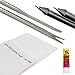 Apliquick Applique Starter Kit - 4 Items: Apliquick Rods Bundled with 2 Apliquick Fabric Marker Pencils, 1 Yard Apliquick Fusible Stabilizer, 1 Avery Glue Stick