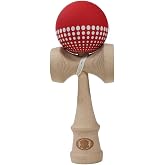 Yomega Pro Model Kendama &ndash; The Traditional Japanese Toss and Catch Skill Game with Rubberized Paint for Easier Skill Building Play (Red)