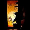 Pakdeevong shop ( Chinese Junk Orange Sun Sea Handmade Asian Oriental Wood Table Paper Gift Bedside Night Light Bulbs Bedroom Accessories Home Decor Living Room Bedside Homemade Art Garden Outdoor Floor Japanese Modern Vintage Christmas Desk Lamp