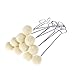 YSECTL 100 Pieces Wool Daubers Leather Dye Tool Dye Dauber Dyeing Applicator with Metal Handle for DIY Crafts Projects1