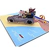 IOC Christmas Travel Pop Up Card - Graduation card, Father's Day Card, Family Beach trip, Husband treats, daughter to… 418qOchpdTL