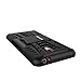AMZER Impact Resistant Hybrid Warrior Case for Meizu M2 Note - Retail Packaging - Black