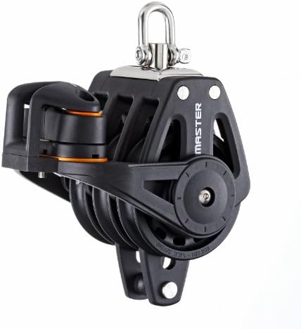Master】50mm Triple/Swivel/Becket/Cam Kit Plain Bearing Mainsheet System Block