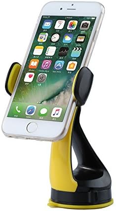 Car Mount Dashboard Windshield Universal Phone Holder Cradle with 360° Rotation for iPhone 6 6S 7 Plus 5S Samsung Galaxy S5 S6 S7 Edge S8 Note 5 4 LG G5 G4 HTC M10 and Most Smartphones ( Model A4)