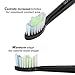 Sonifresh Diamond Clean Replacement Brush Heads, Black Sonic Care Toothbrush Heads Compatible with Philips Sonicare Diamondclean, 2 Series Plaque Control,Gum Health, HealthyWhite, EasyClean, 8 Pack