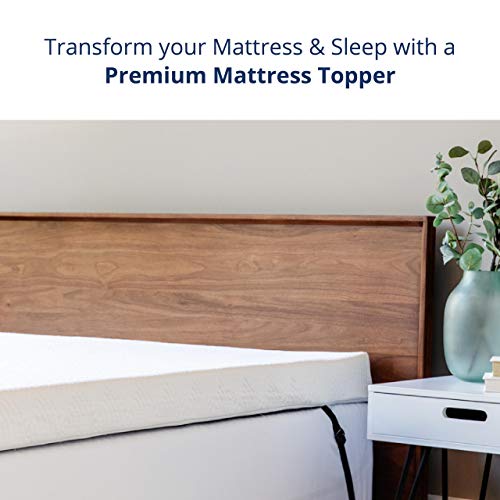 ViscoSoft 4Inch Active Cooling Memory Foam Mattress Topper King Made