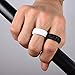 MOKANI Silicone Wedding Ring for Men, 7/5/1 Pack Rubber Wedding Bands, Comfortable Fit, Skin Safe, Durable Rubber Wedding Ring