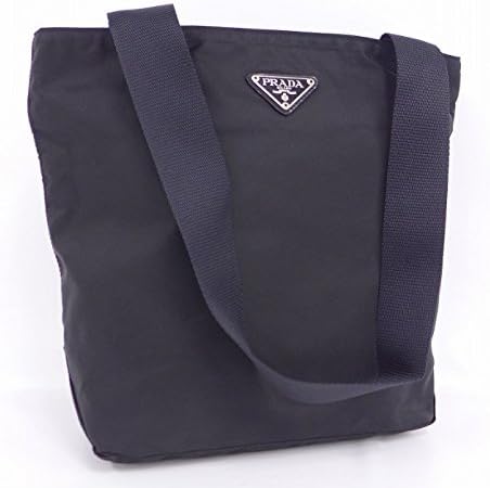 prada nylon tote bag black