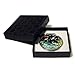 Mother of Pearl Animal Design Compact Cosmetic Makeup Metal Mirror with 10 Creatures of Longevity Design