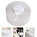 Sealing Strip Flexible Self Adhesive Caulking Tape Waterproof for Kitchen Bathroom Tub Shower Floor Wall Edge Protector (White, 126x1.5 Inches)