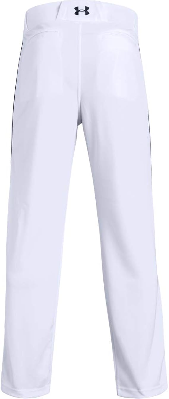 Under Armour Men's Utility Relaxed Piped Baseball Pants, White (102