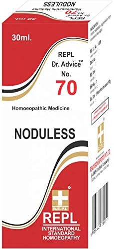 Renovision Exports Pvt. Ltd. Dr Advice No.70 NODULESS30 ML Homoeopathic REPL